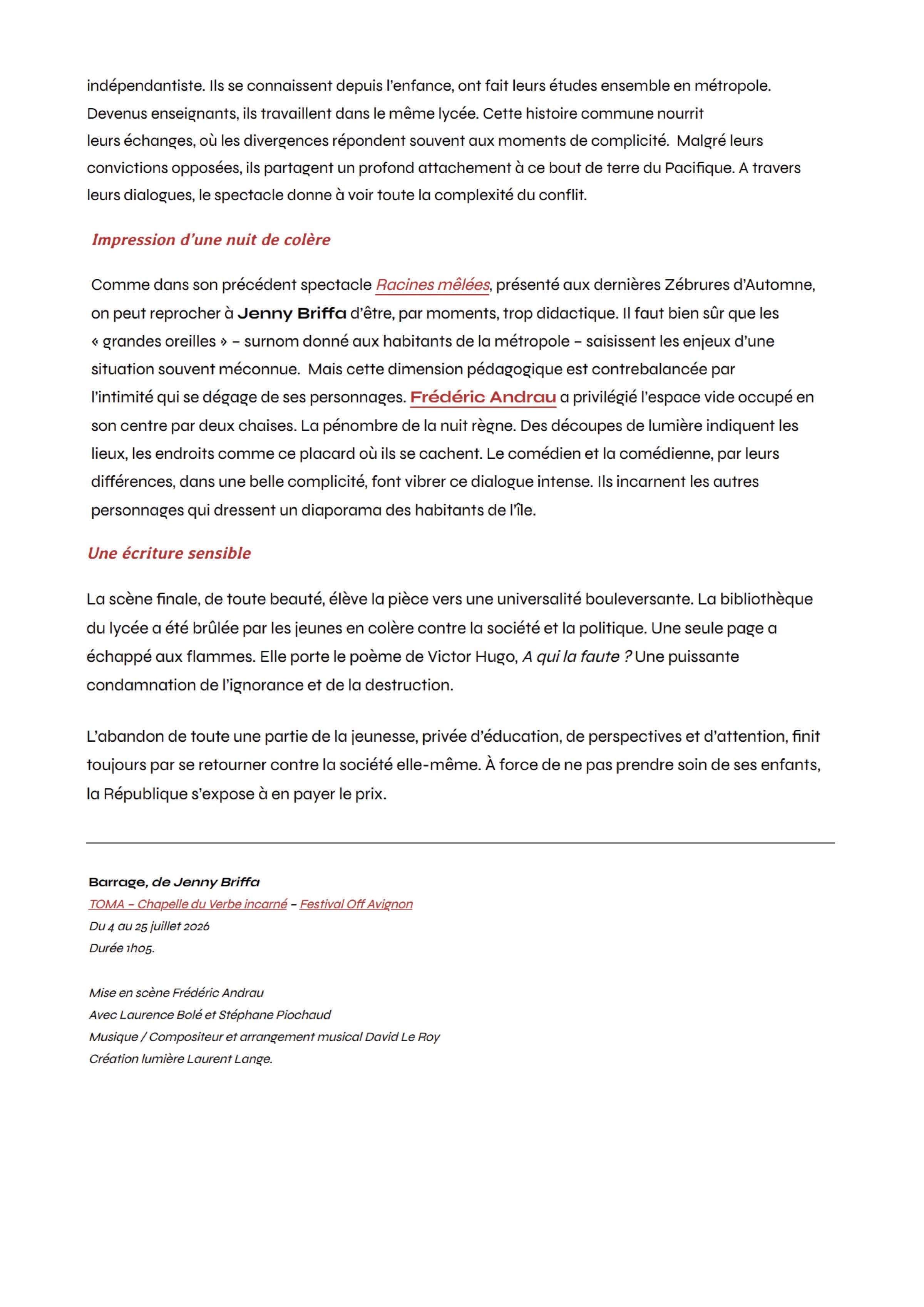 Coup d’œil · 7 juillet 2026 — Barrage : une pièce pacifiquement efficace · page 2/2
